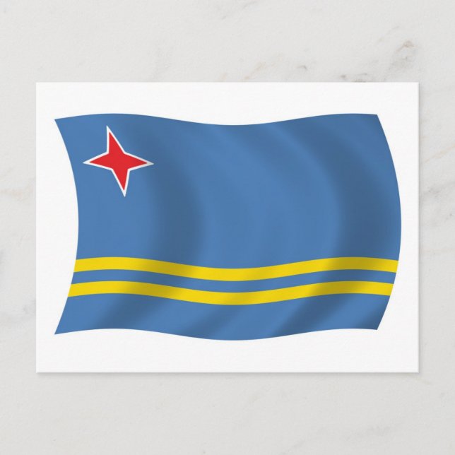 Aruba Flag Postkarte (Vorderseite)