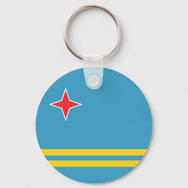 Aruba Flag Schlüsselanhänger (Vorderseite)