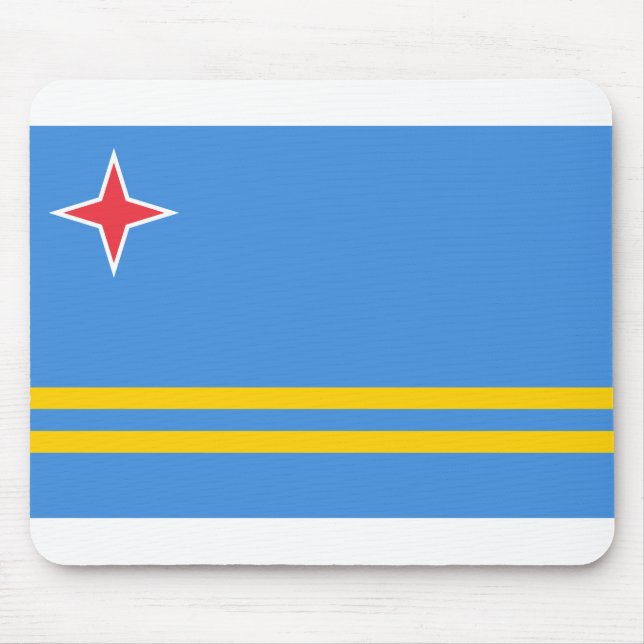 Aruba-Flagge Mousepad (Vorne)