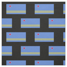 Aruba-Flagge Stoff