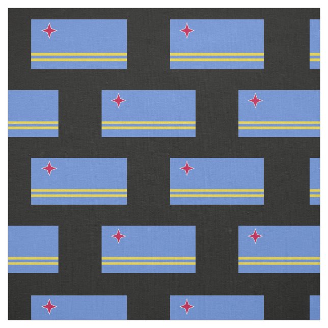 Aruba-Flagge Stoff (Muster)