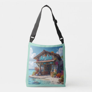 Aruba-Geschenkeladen am Wasser Tragetaschen Mit Langen Trägern