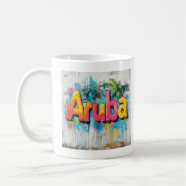 Aruba Graffiti Vibes: Art: Island Street Art Kaffeetasse