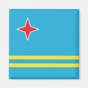 Aruba Hochwertige Flagge Magnet