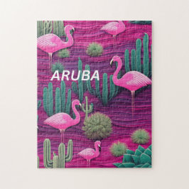 Aruba in Rosa Puzzle