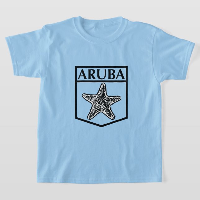 Aruba Island Design - Girls' Basic T - Shirt (Ablage )