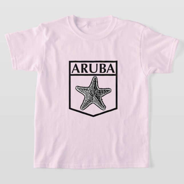 Aruba Island Design - Girls' Basic T - Shirt (Ablage )