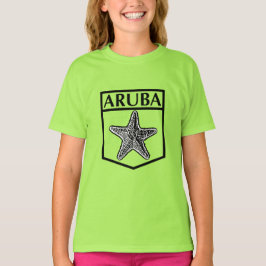 Aruba Island Design - Girls' Basic T - Shirt