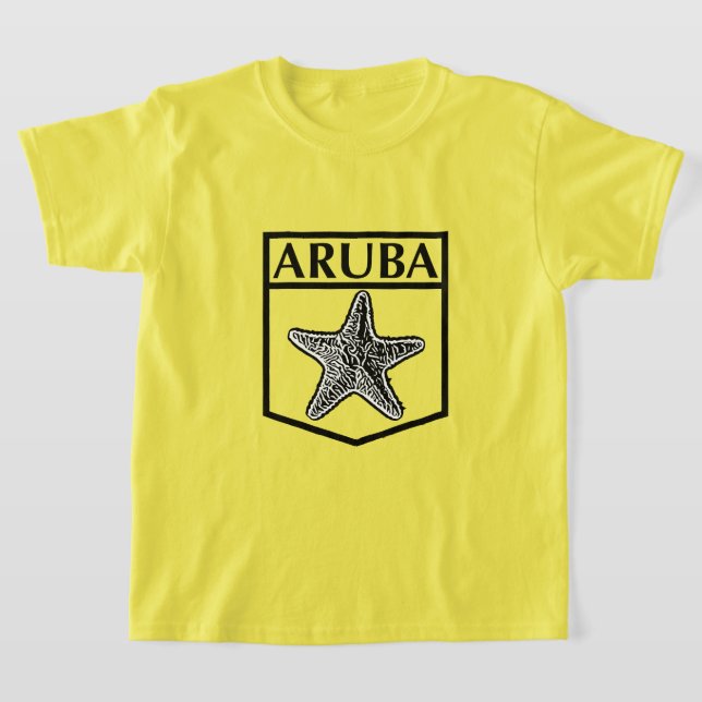 Aruba Island Design - Girls' Basic T - Shirt (Ablage )