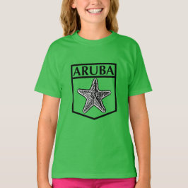 Aruba Island Design - Girls' Basic T - Shirt