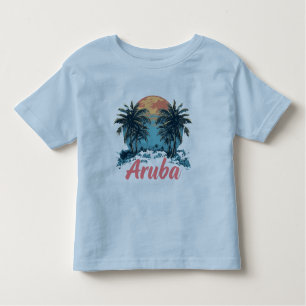 Aruba Island Design (Version 2) - Kleinkind Fine J Kleinkind T-shirt