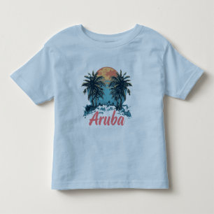 Aruba Island Design (Version 2) - Kleinkind Fine J T-shirt