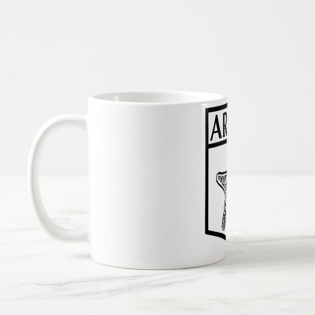 Aruba Island Design - White 11 oz Classic Tasse (Links)