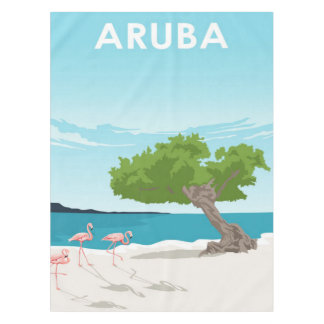 Aruba Island Travel Flamingo | Familie Flamingo Tischdecke