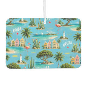 Aruba Karibik Insel Leuchtturm Reise Souvenir Autolufterfrischer