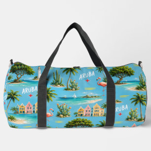 Aruba Karibik Insel Leuchtturm Reise Souvenir Duffle Bag