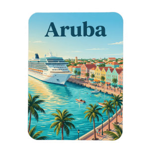 Aruba Kreuzfahrthafen, Oranjestad Aruba Magnet