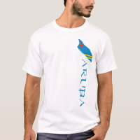 Aruba Länderkarte Flagge