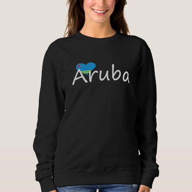 Aruba Liebe Sweatshirt (Vorderseite)