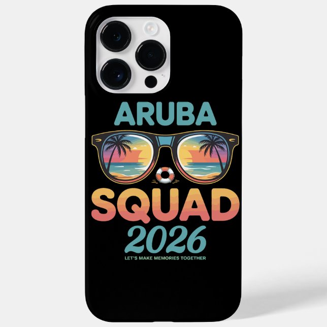 Aruba-Mannschaft 2026 Retro Case-Mate iPhone Hülle (Rückseite)