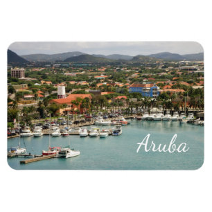 Aruba Marina Large Magnet