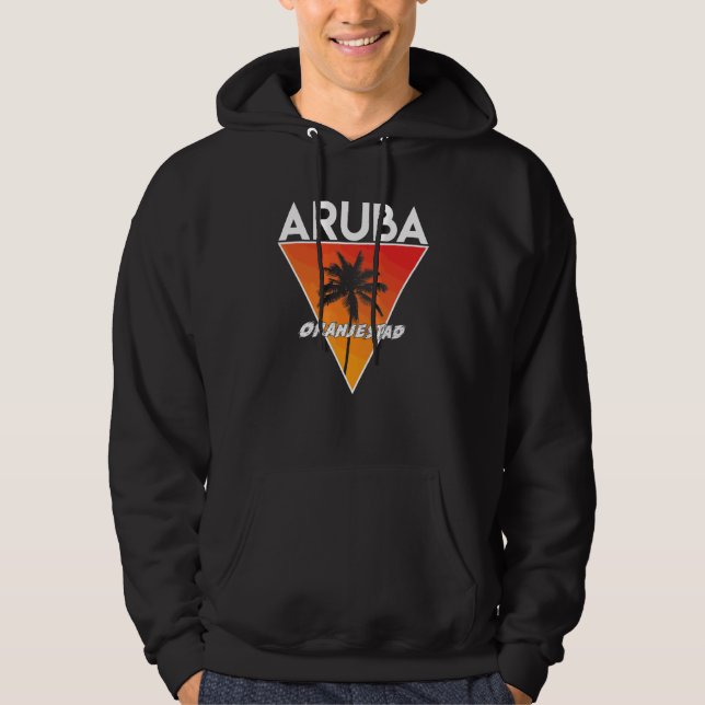 Aruba mit sonnigen Farben Hoodie (Vorderseite)