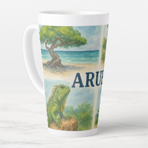 Aruba Multiview-Aquarell Milchtasse