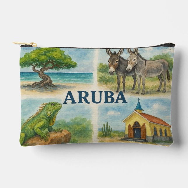 Aruba Multiview-Wasserfarbe Zubehörtasche (Vorderseite)