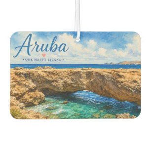 Aruba Naturbrücke Felsformation Karibik Autolufterfrischer