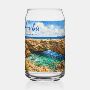 Aruba Naturbrücke Felsformation Karibik Dosenglas