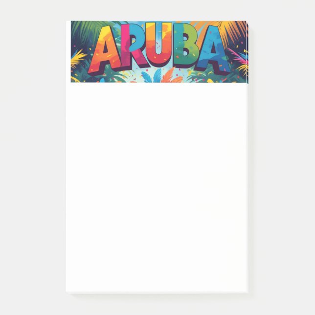 Aruba Notiz post it (Vorderseite)