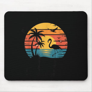 Aruba One Happy Island Flamingo Sonnenuntergang Re Mousepad