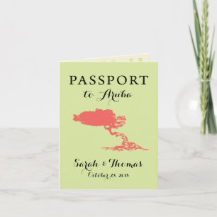 Aruba Passport   SAVE THE DATE Einladung