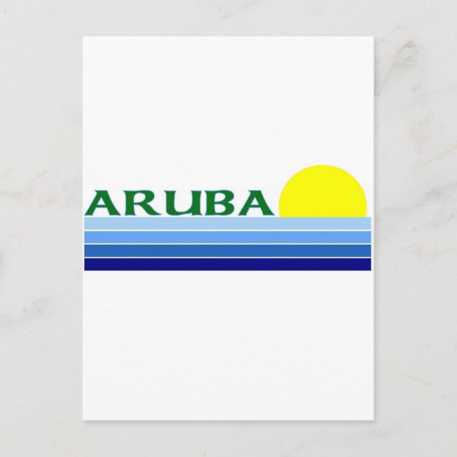 Aruba Postkarte (Vorderseite)