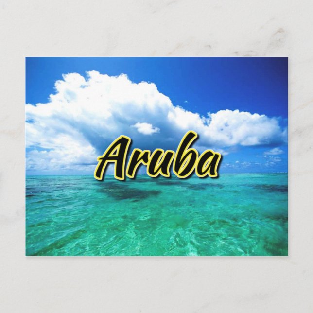 Aruba Postkarte (Vorderseite)