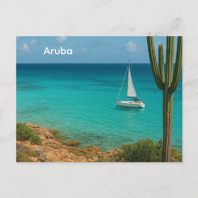 Aruba Postkarte (Vorderseite)
