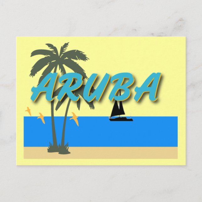 Aruba Postkarte (Vorderseite)