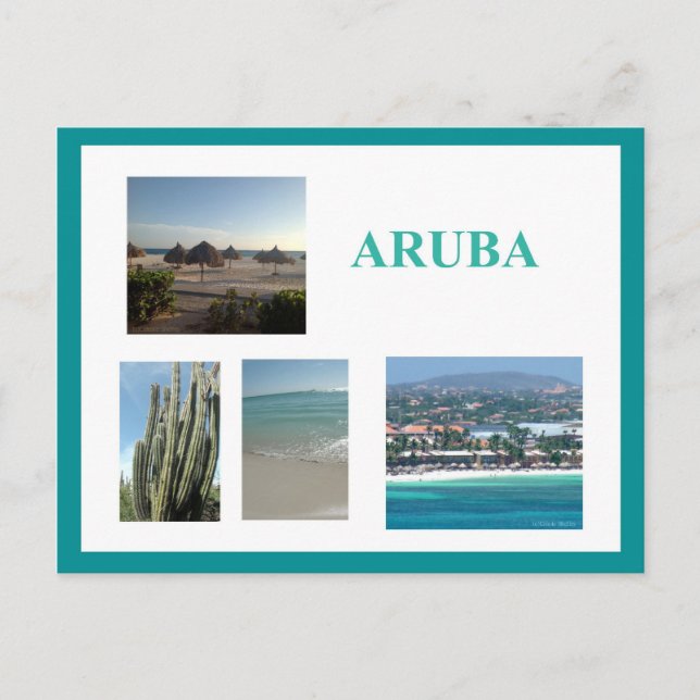 Aruba Postkarte (Vorderseite)
