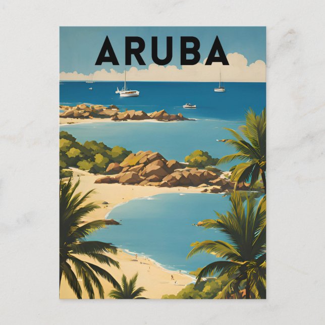 Aruba Postkarte (Vorderseite)