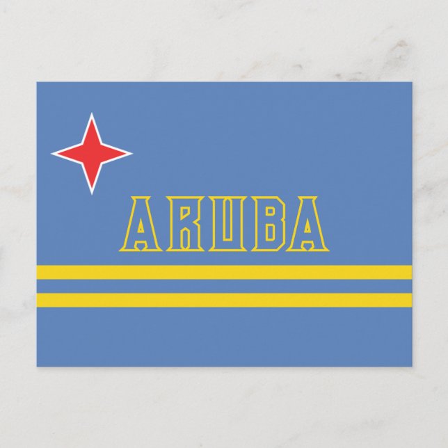 Aruba Postkarte (Vorderseite)