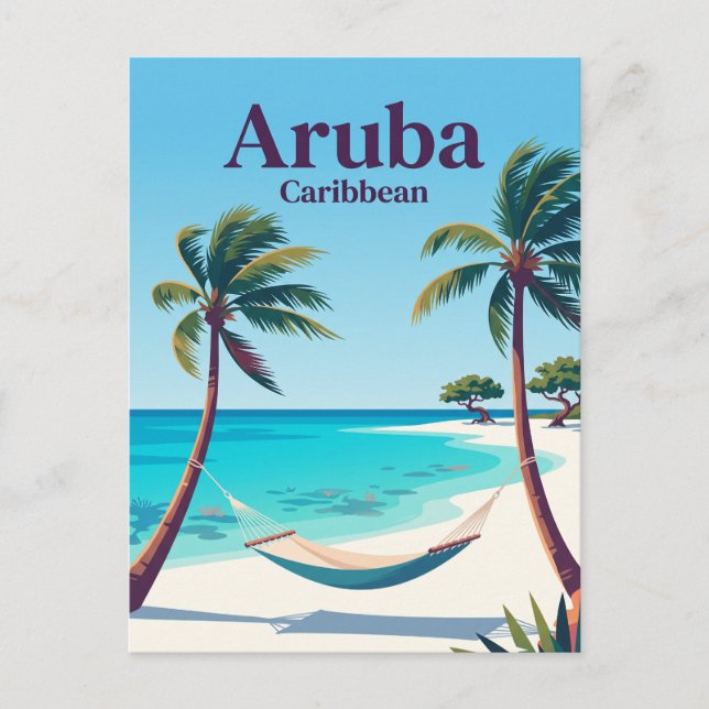 Aruba Postkarte (Vorderseite)