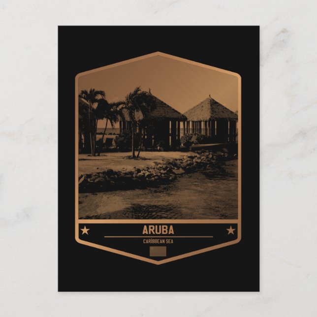 Aruba Postkarte (Vorderseite)