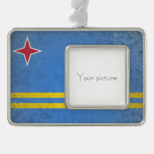 Aruba Rahmen-Ornament Silber