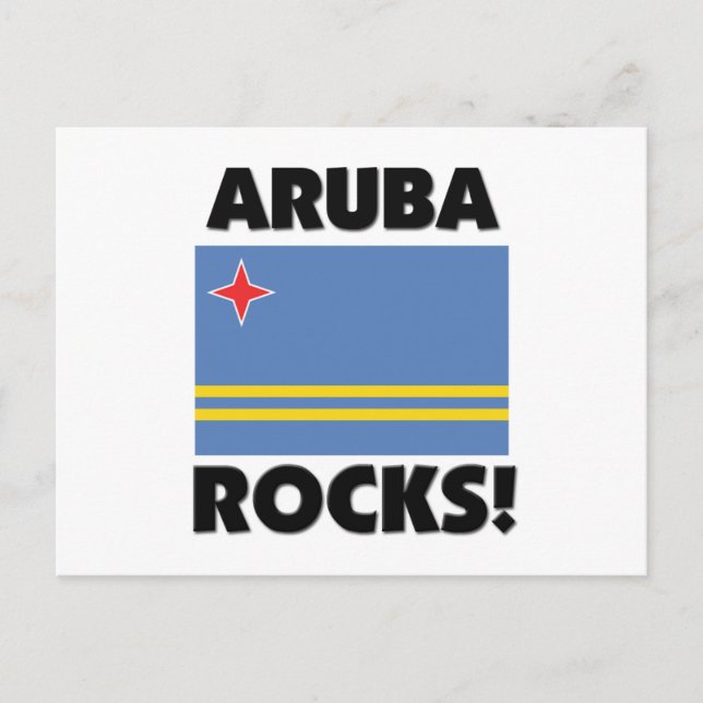 Aruba Rocks Postkarte (Vorderseite)