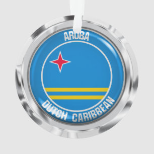 Aruba RundEmblem Ornament
