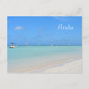 Aruba Sailboarding Postcard Postkarte