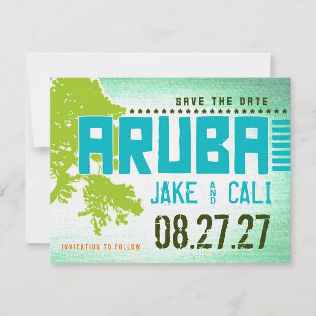 ARUBA Save the Date (Vorderseite)