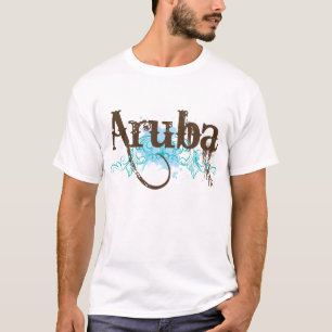 Aruba-Schmutz-Reise-T-Shirt für Männer T-Shirt