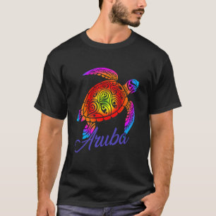 Aruba Sea Turtle Karibik Inseln Tauchsport So T-Shirt
