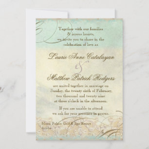 Aruba Sea Turtle Moderner Küstenstrand Einladung